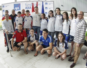 Los miembros del Equipo AXA de Promesas